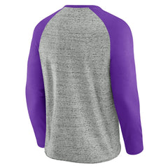 Arizona Diamondbacks Darius Rucker Collection by Fanatics Raw Edge Raglan Long Sleeve Baseball T-Shirt - Heather Gray - Fanatics Lifestyle