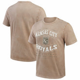 Kansas City Royals Darius Rucker Collection by Fanatics Sun Faded T-Shirt - Tan - Fanatics on Sale
