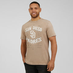 San Diego Padres Darius Rucker Collection by Fanatics Sun Faded T-Shirt - Tan - Fanatics on Sale