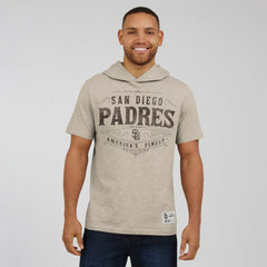 San Diego Padres Darius Rucker Collection by Fanatics Hooded T-Shirt - Tan - Fanatics Lifestyle