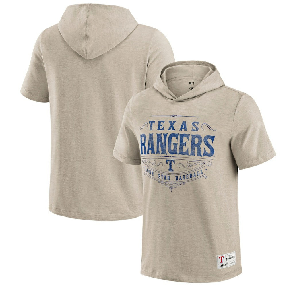Texas Rangers Darius Rucker Collection by Fanatics Hooded T-Shirt - Tan - Fanatics Sale