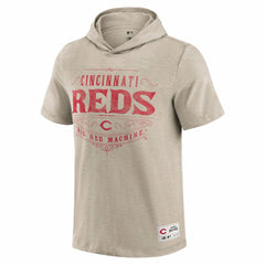 Cincinnati Reds Darius Rucker Collection by Fanatics Hooded T-Shirt - Tan - Fanatics Online