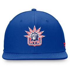 New York Rangers Fanatics Team Logo Fitted Hat - Royal - NHL 202682151