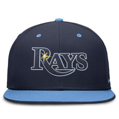 Tampa Bay Rays Nike True Primetime Two-Tone Performance Fitted Hat - Navy/Light Blue - Nike Online