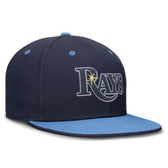 Tampa Bay Rays Nike True Primetime Two-Tone Performance Fitted Hat - Navy/Light Blue - Nike Online