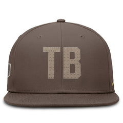Tampa Bay Rays Nike True Statement 20th AnniversaryPerformance Fitted Hat - Brown - Nike on Sale