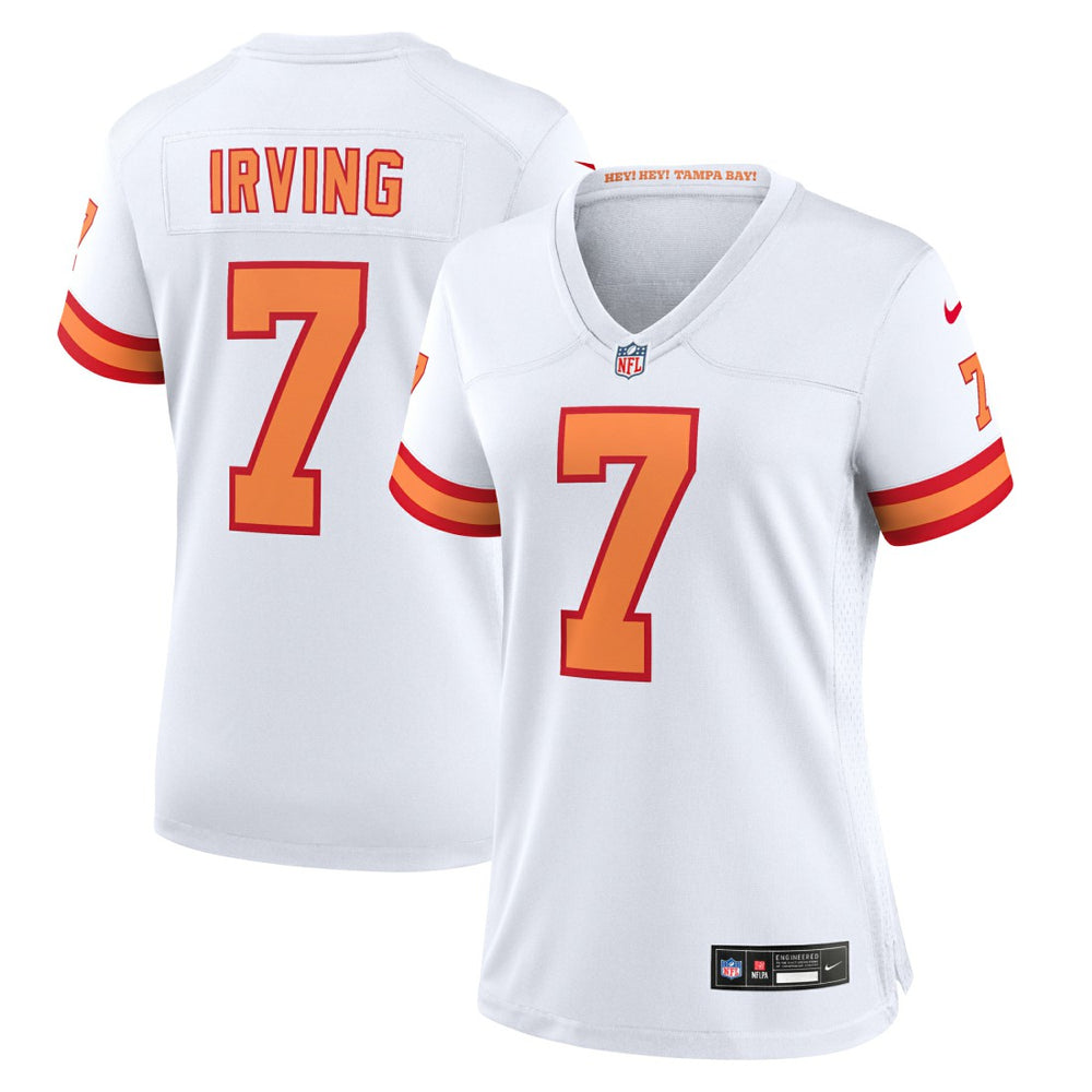 Nike Bucky Irving '76 Tampa Bay Buccaneers Women's Game Jersey White
