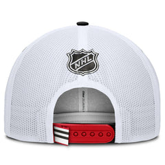 Chicago Blackhawks Fanatics Authentic Pro Rink Adjustable Trucker Hat - Red/White - NHL 202682669