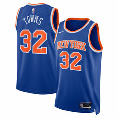 Karl-Anthony Towns New York Knicks Unisex Swingman Jersey Blue Icon Edition | Nike for sale