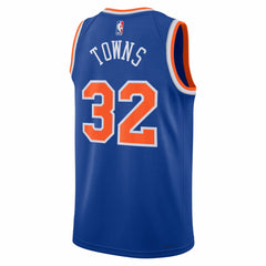 Karl-Anthony Towns New York Knicks Unisex Swingman Jersey Blue Icon Edition | Nike for sale