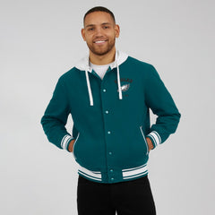Fanatics Philadelphia Eagles Darius Rucker Collection Full-Snap Hoodie Jacket Midnight Green