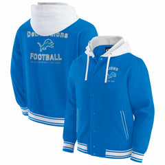 Fanatics Detroit Lions Darius Rucker Collection Full-Snap Hoodie Jacket Blue