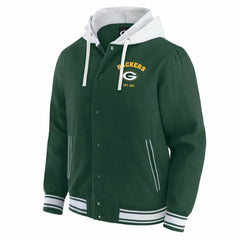 Fanatics Green Bay Packers Darius Rucker Collection Full-Snap Hoodie Jacket Green