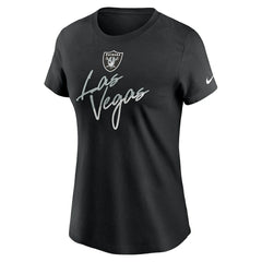 Nike Las Vegas Raiders Women's Team City Roll T-Shirt Black