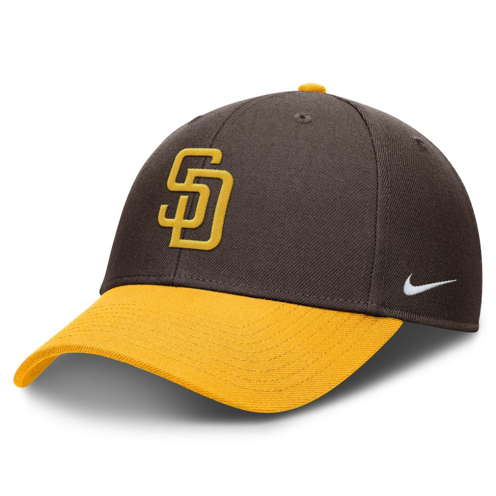 San Diego Padres Nike Club Performance Adjustable Hat - Brown - Nike Lifestyle