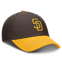 San Diego Padres Nike Club Performance Adjustable Hat - Brown - Nike Lifestyle