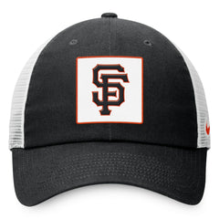 San Francisco Giants Nike Rise Adjustable Trucker Hat - Black - Nike on Sale