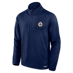 Winnipeg Jets Fanatics Authentic Pro Rink Quarter-Zip Top - Navy - NHL 202684908