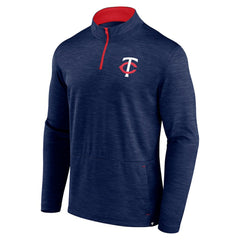 Minnesota Twins Fanatics Fundamentals Quarter-Zip Pullover - Heather Navy - Fanatics on Sale