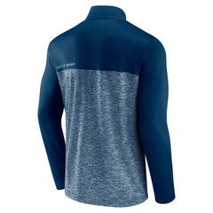 Seattle Kraken Fanatics Iconic Defender Quarter-Zip Jacket - Deep Sea Blue - NHL 202684944