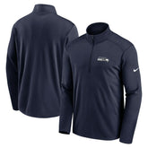 Nike Seattle Seahawks Pacer Half-Zip Pullover College Navy