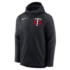 Minnesota Twins Nike Authentic Collection Player Therma Full-Zip Hoodie - Black - Nike Discount