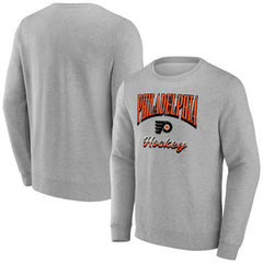 Philadelphia Flyers Fanatics Light the Candle Fleece Pullover Sweatshirt - Gray - NHL 202685652