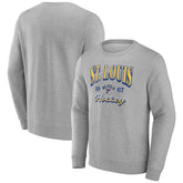 Fanatics St. Louis Blues Gray Nimbus Fleece Pullover Sweatshirt - NHL 202685659