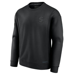 Seattle Kraken Fanatics Authentic Pro Road Fleece Sweatshirt - Black - NHL 202685665
