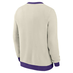 Tampa Bay Rays Nike Cooperstown Collection Fleece Pullover Sweatshirt - Cream - Nike Lifestyle