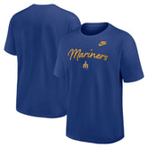 Seattle Mariners Nike Cooperstown Collection Max90 T-Shirt - Royal - Nike Discount