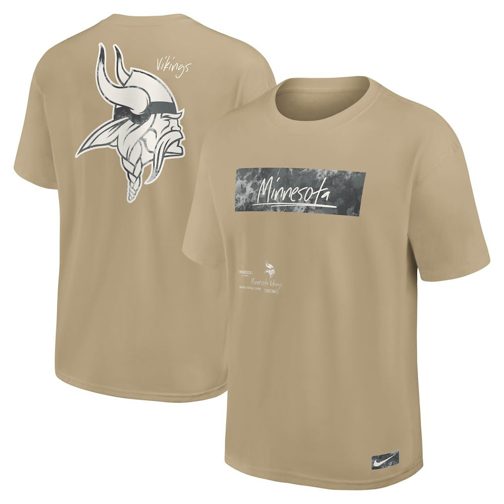Nike Minnesota Vikings Statement Max90 T-Shirt Tan