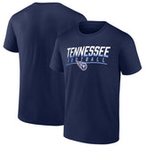 Fanatics Tennessee Titans Blocked T-Shirt Navy