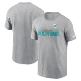 Nike Miami Dolphins Local Essential T-Shirt Heather Gray
