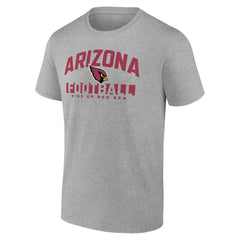 Fanatics Arizona Cardinals Screen Blocking T-Shirt Heather Gray