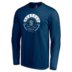 Seattle Kraken Fanatics Block Party Long Sleeve T-Shirt - Deep Sea Blue - NHL 202688371