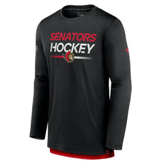 Ottawa Senators Fanatics Authentic Pro Tech Long Sleeve T-Shirt - Black - NHL 202688397