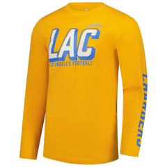 Fanatics Los Angeles Chargers Long Sleeve T-Shirt Gold
