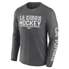 Los Angeles Kings Fanatics Sweep Iconic Synthetic Long Sleeve T-Shirt - Heather Charcoal - NHL 202688601
