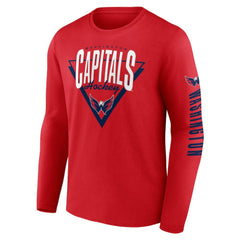 Washington Capitals Fanatics Headline Long Sleeve T-Shirt - Red - NHL 202688633