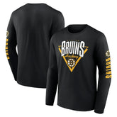 Boston Bruins Fanatics Headline Long Sleeve T-Shirt - Black - NHL 202688636