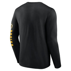 Boston Bruins Fanatics Headline Long Sleeve T-Shirt - Black - NHL 202688636