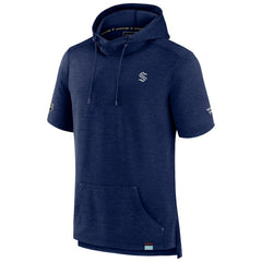 Seattle Kraken Fanatics Authentic Pro Pullover Hoodie - Heather Deep Sea Blue - NHL 202689289