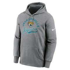 Nike Jacksonville Jaguars Performance Fleece Pullover Hoodie Heather Gray