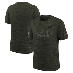 Nike New York Jets Youth 2025 Rivalries Collection Sideline Velocity Dri-FIT T-Shirt Gotham Green