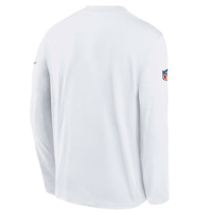 Nike Buffalo Bills Youth 2025 Rivalries Collection Sideline Legend Dri-FIT Long Sleeve T-Shirt White