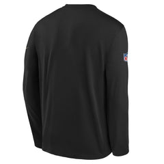 Nike San Francisco 49ers Youth 2025 Rivalries Collection Sideline Legend Dri-FIT Long Sleeve T-Shirt Black