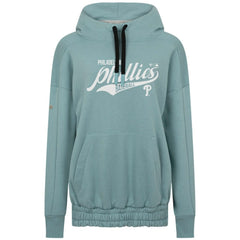 Philadelphia Phillies Levelwear Women's Waterfall Glide Pullover Hoodie - Blue - MLB Lifestyle
