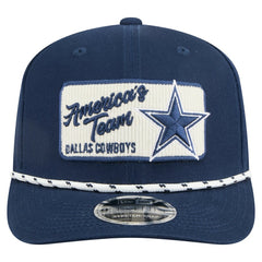Dallas Cowboys New Era Chant 9SEVENTY Adjustable Hat Navy