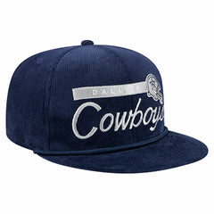 Dallas Cowboys New Era Cord Rope 9FIFTY Snapback Hat Navy